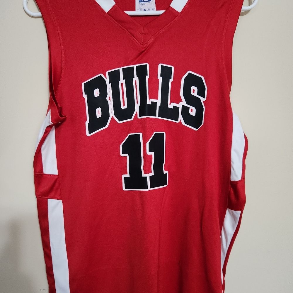 Chicago Bulls Youth Jersey #11 Champro Sports Size Large. Red